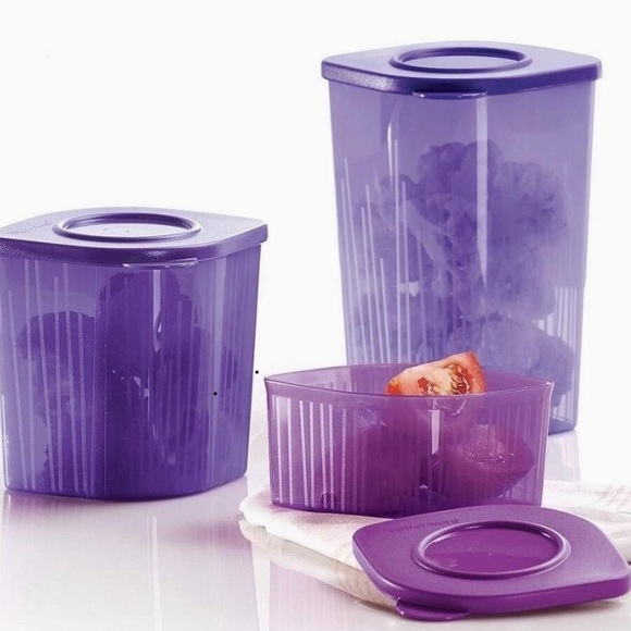 Tupperware Fresh N Cool Refrige Container Set of 3